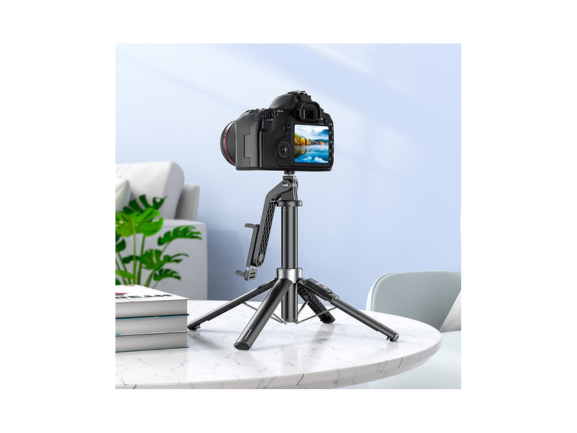 Hoco K21 Tabletop Holder for Live Broadcast – Adjustable, Black Hoco K21 Tabletop Holder for Live Broadcast – Adjustable, Black